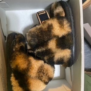 Infant Ugg Cheetah Sandals